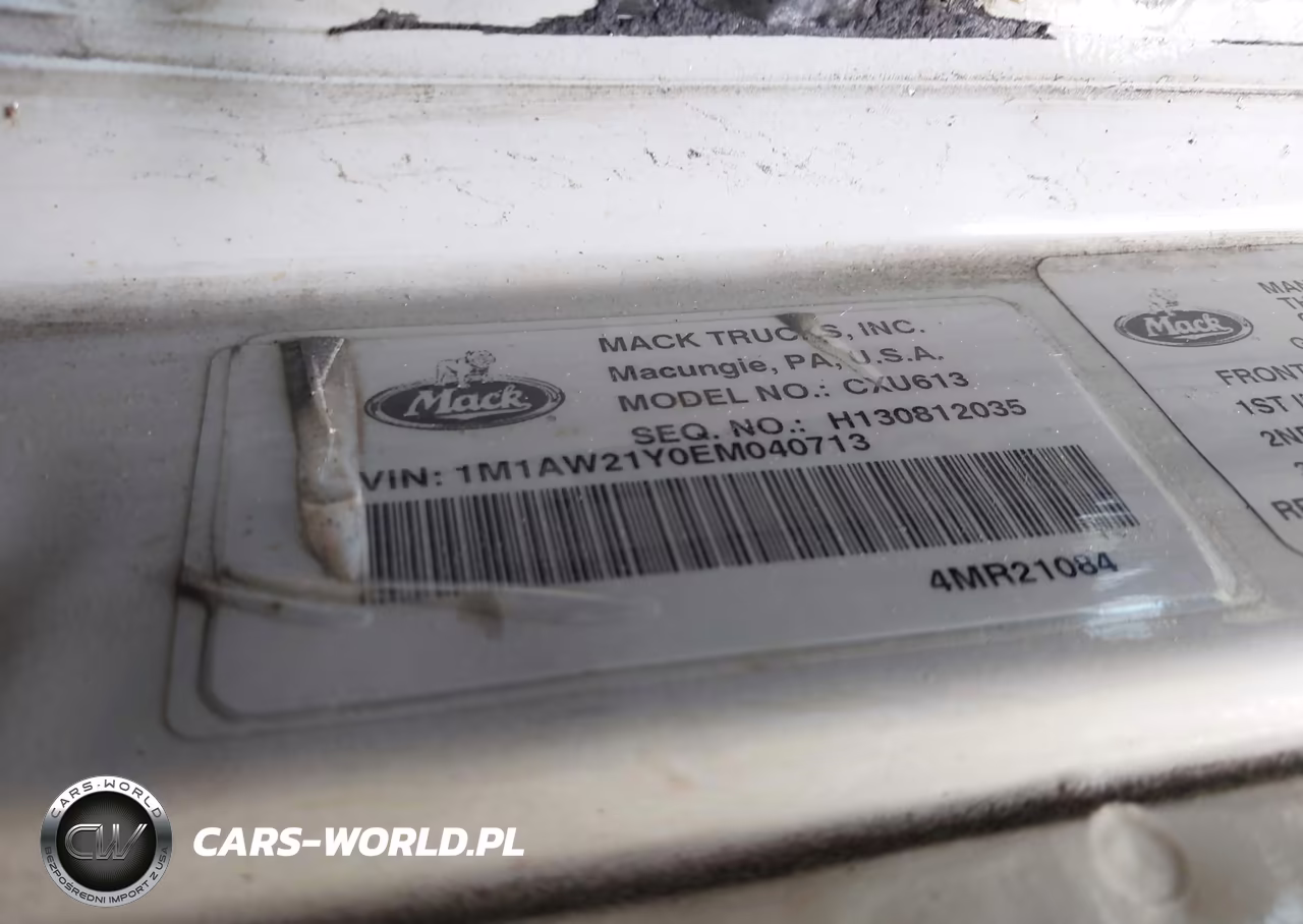 2014 Mack 600 Cxu600 VIN:1M1AW21Y0EM040713 - 8