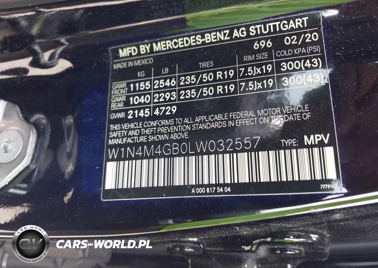 2020 Mercedes-Benz Glb 250 VIN:W1N4M4GB0LW032557 - 9