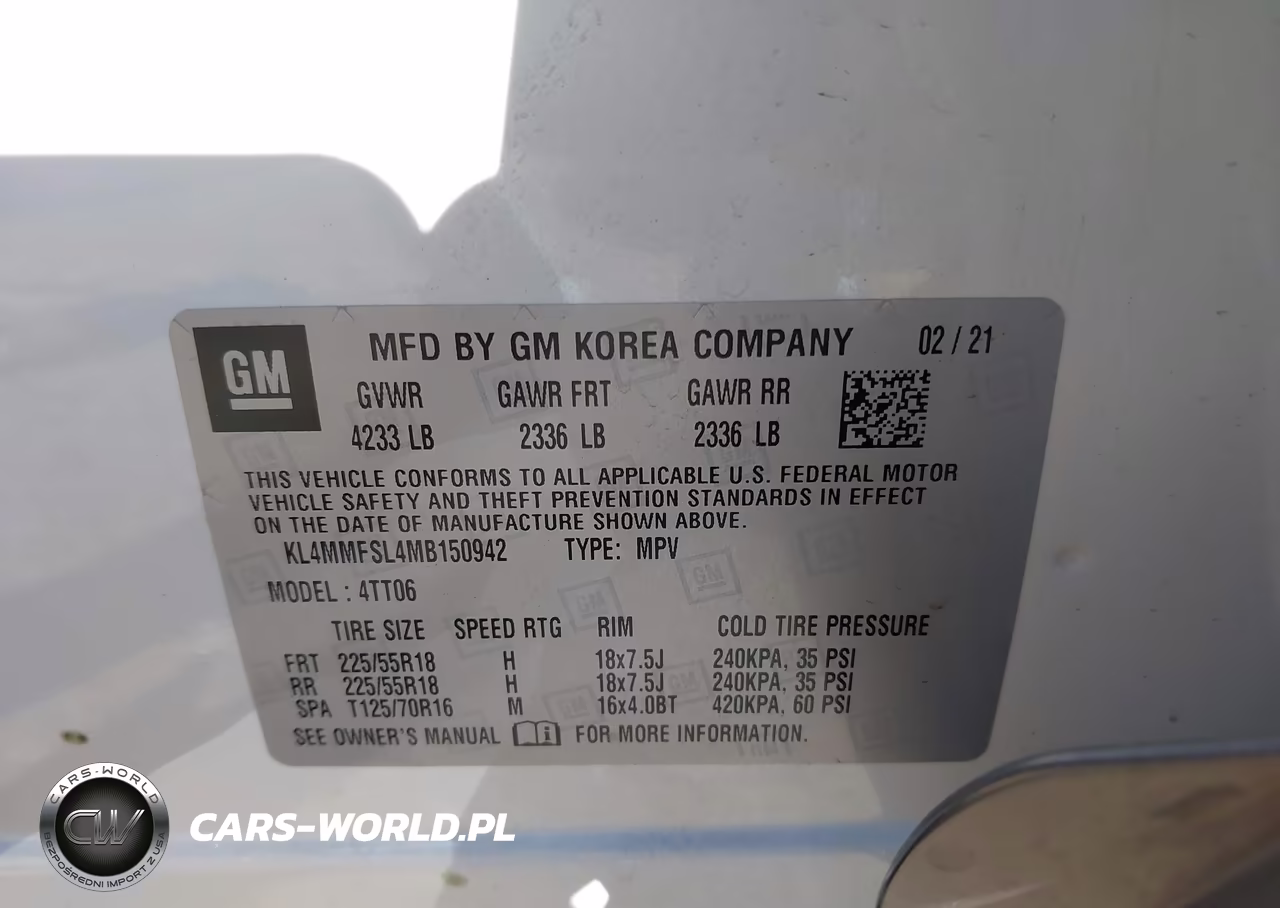 2021 Buick Encore Gx Fwd Essence VIN:KL4MMFSL4MB150942 - 9