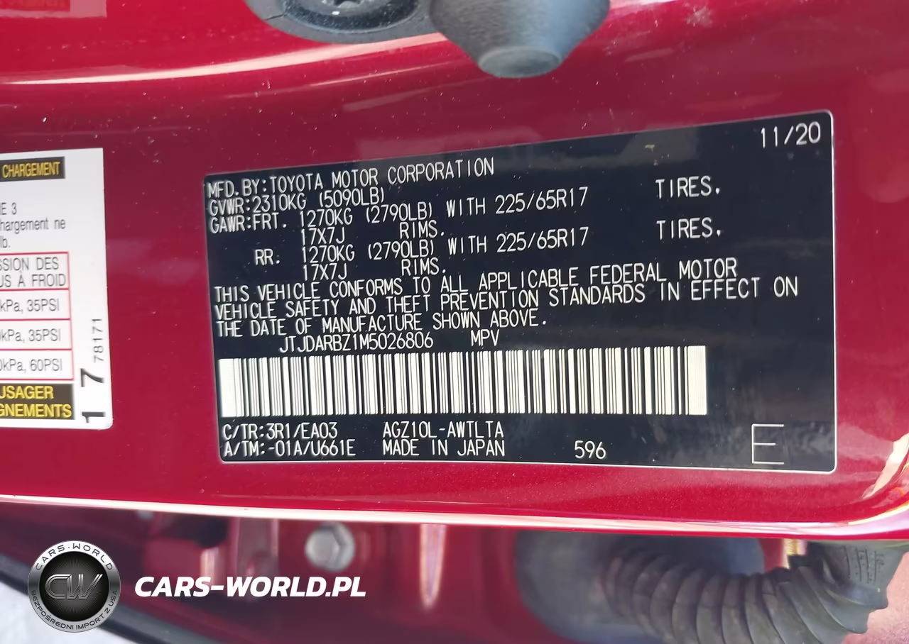 2021 Lexus Nx 300 VIN:JTJDARBZ1M5026806 - 9