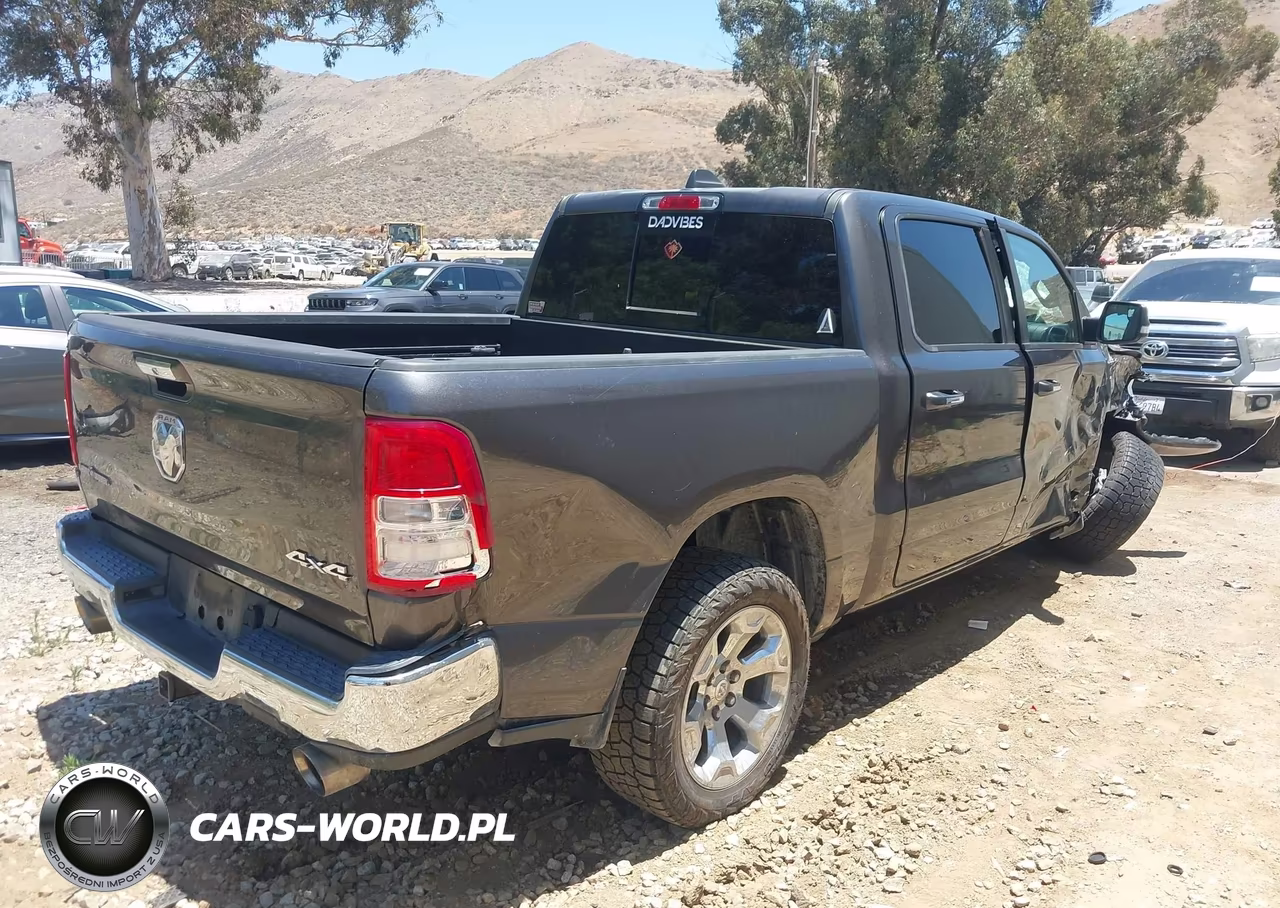 2019 Ram 1500 Big Horn-Lone Star 4X4 5'7 Box VIN:1C6SRFFT1KN840322 - 4