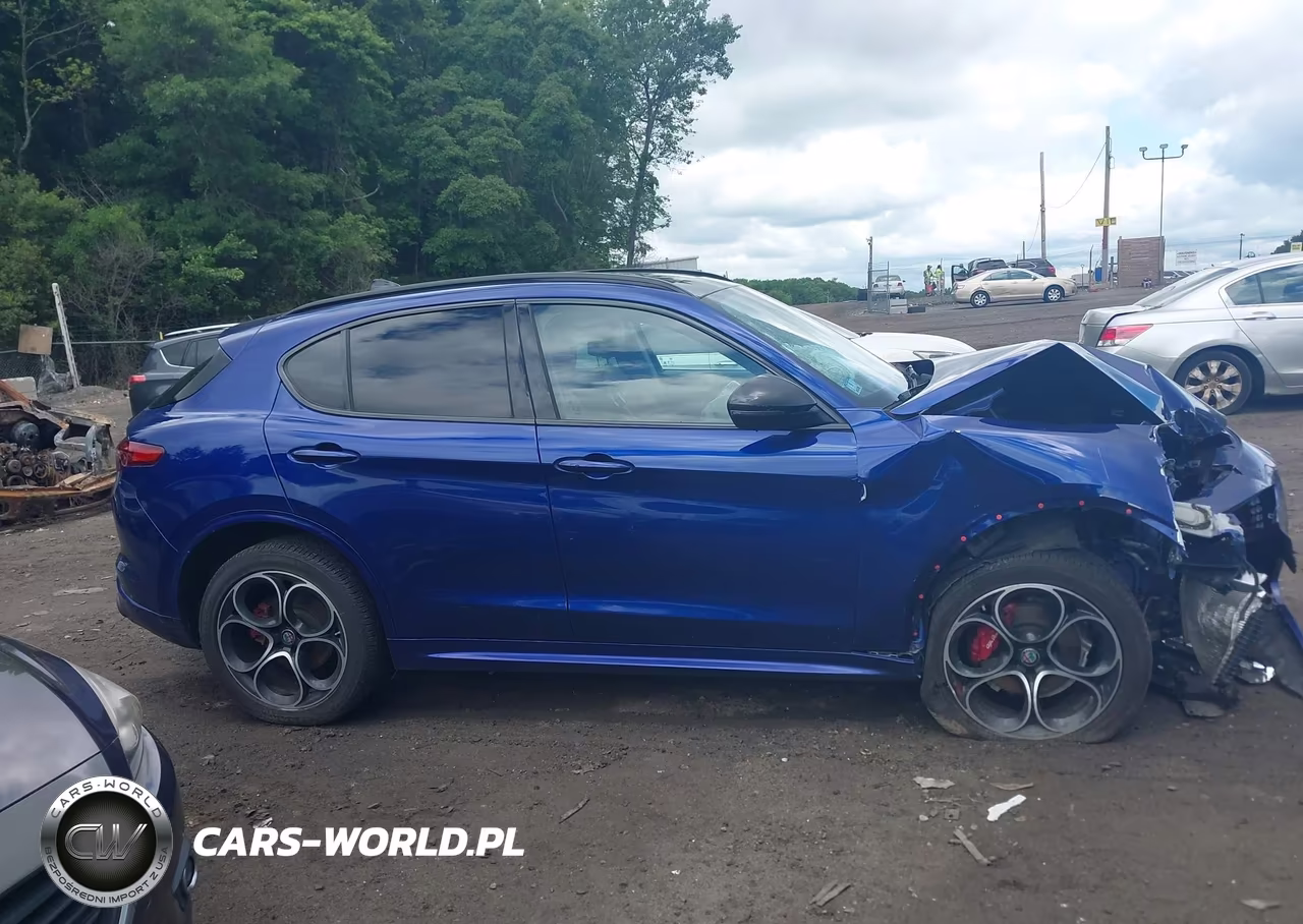 2021 Alfa Romeo Stelvio Ti Awd VIN:ZASPAKBNXM7D14517 - 14