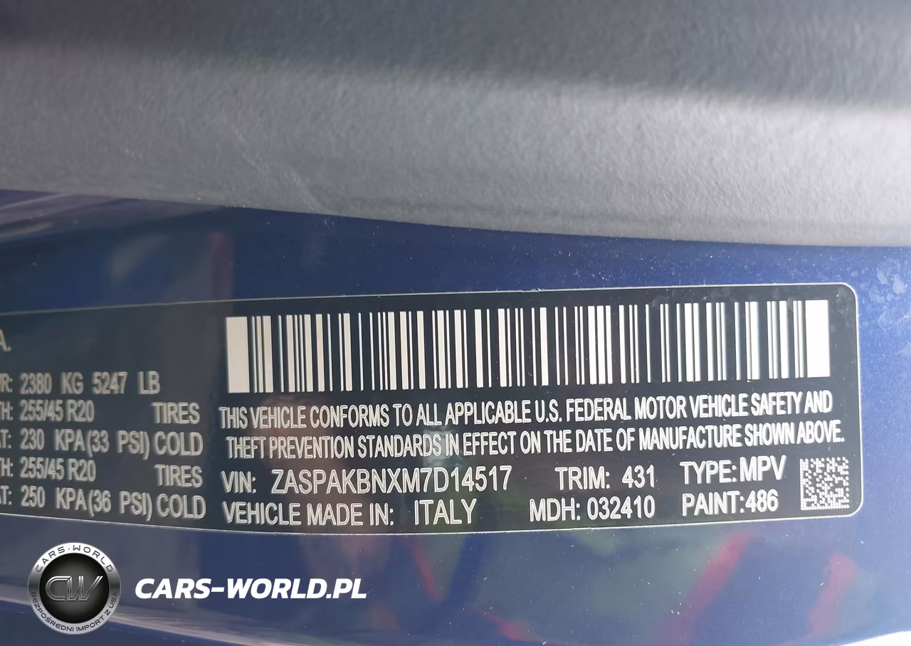 2021 Alfa Romeo Stelvio Ti Awd VIN:ZASPAKBNXM7D14517 - 9