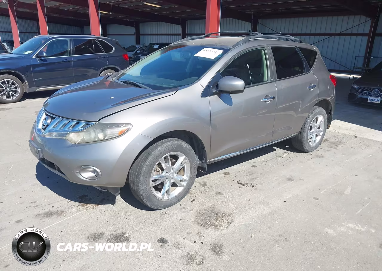 2009 Nissan Murano Sl VIN:JN8AZ18U39W028493 - 2