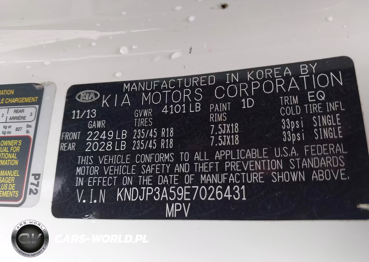 2014 Kia Soul + VIN:KNDJP3A59E7026431 - 9