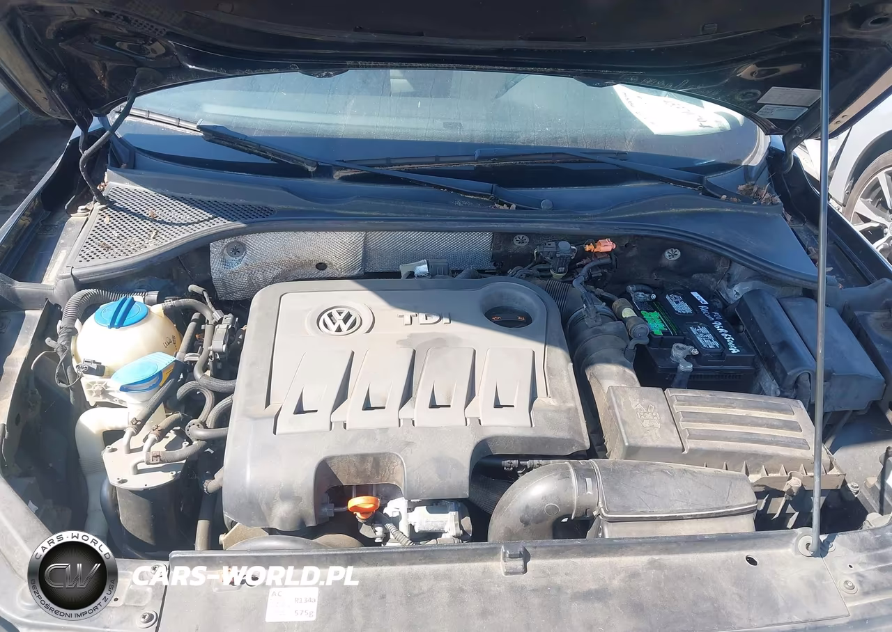 2012 Volkswagen Passat 2.0L Tdi Se VIN:1VWBN7A39CC032537 - 10