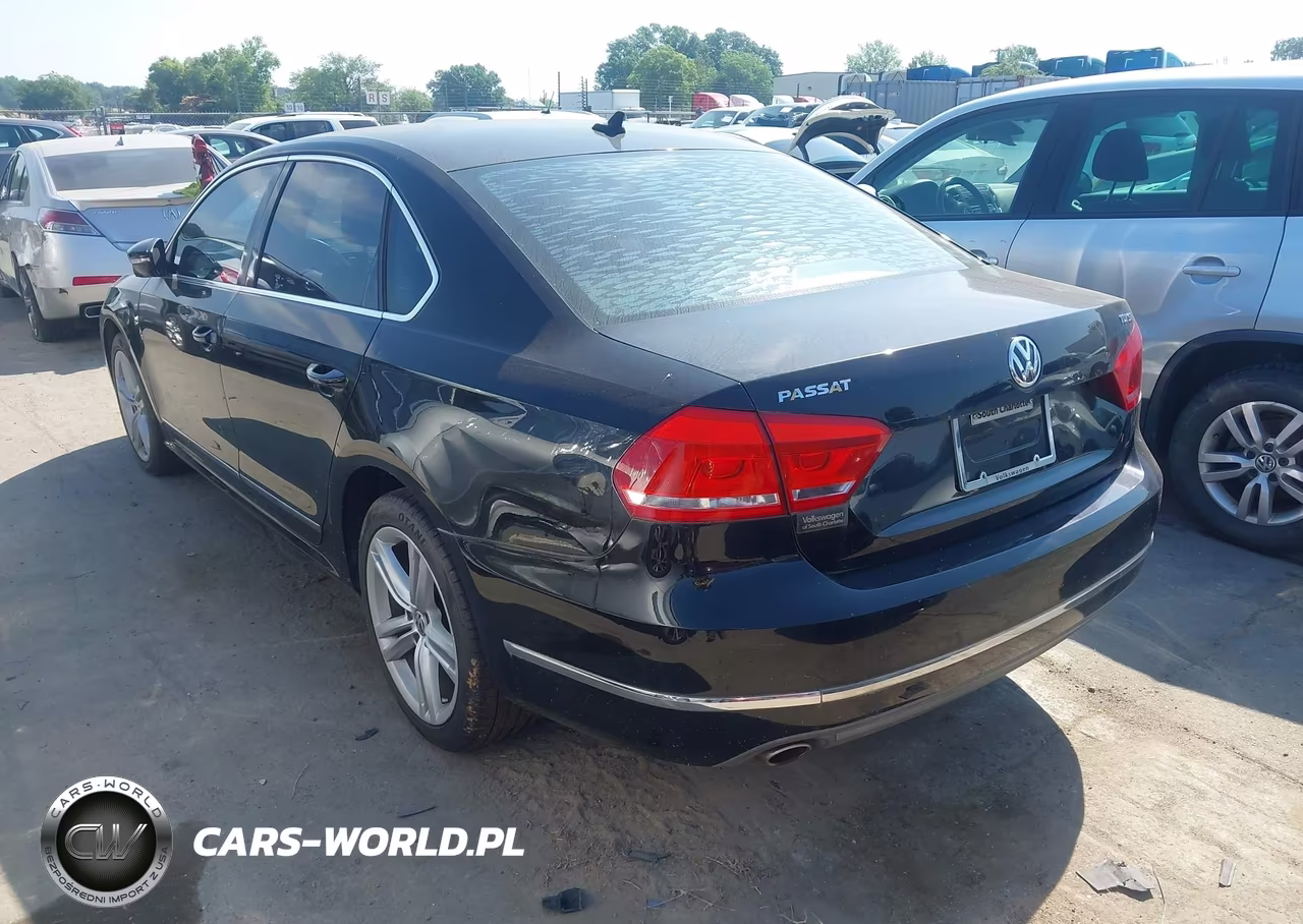 2012 Volkswagen Passat 2.0L Tdi Se VIN:1VWBN7A39CC032537 - 3