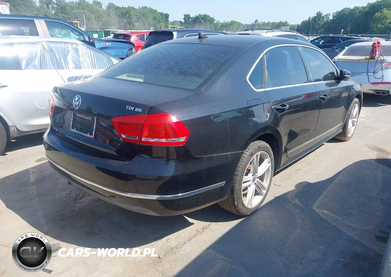 2012 Volkswagen Passat 2.0L Tdi Se VIN:1VWBN7A39CC032537 - 4