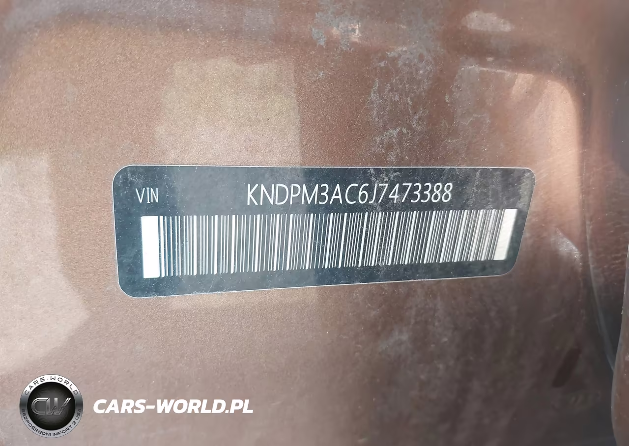 2018 Kia Sportage Lx VIN:KNDPM3AC6J7473388 - 9