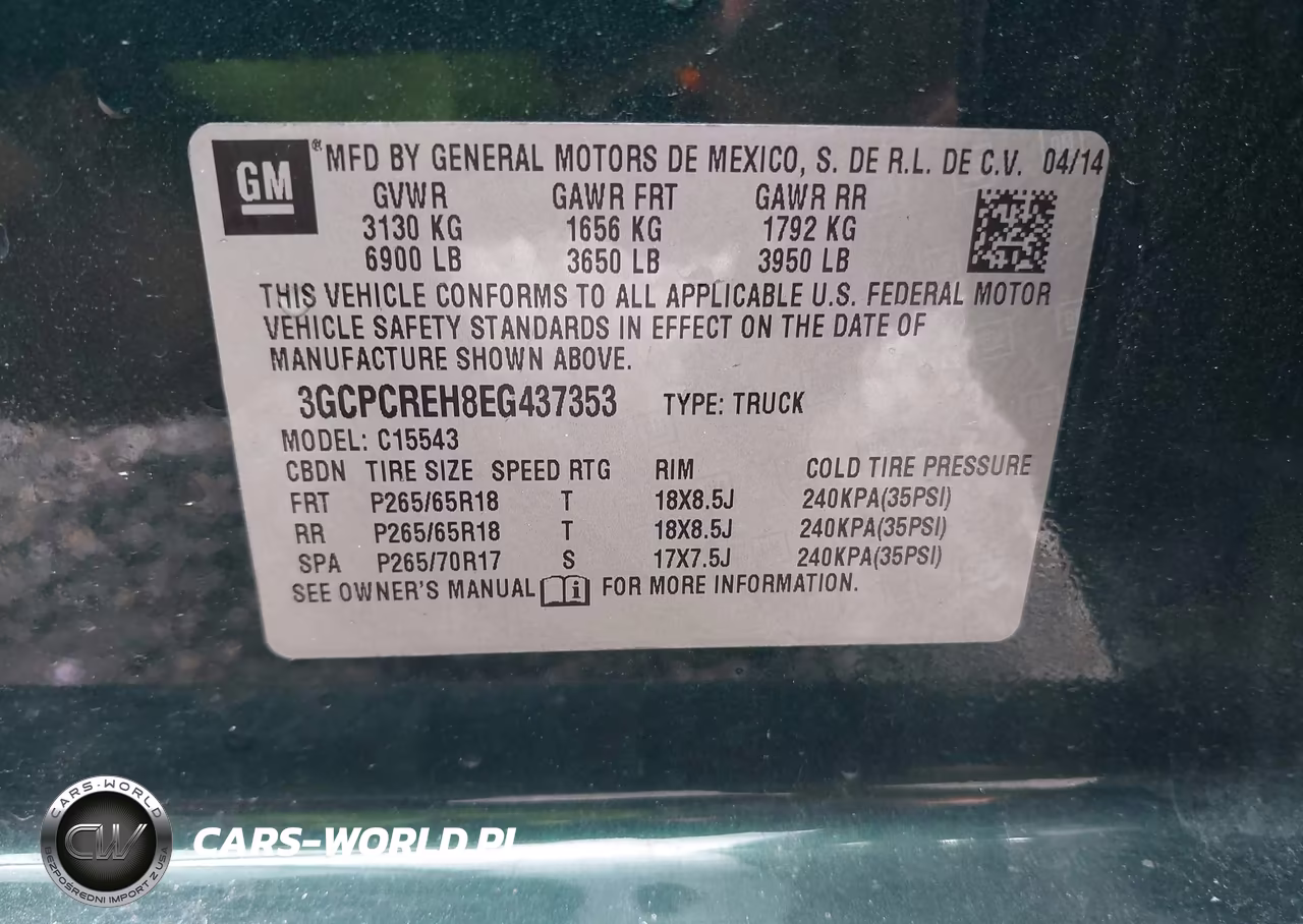 2014 Chevrolet Silverado 1500 Lt VIN:3GCPCREH8EG437353 - 9