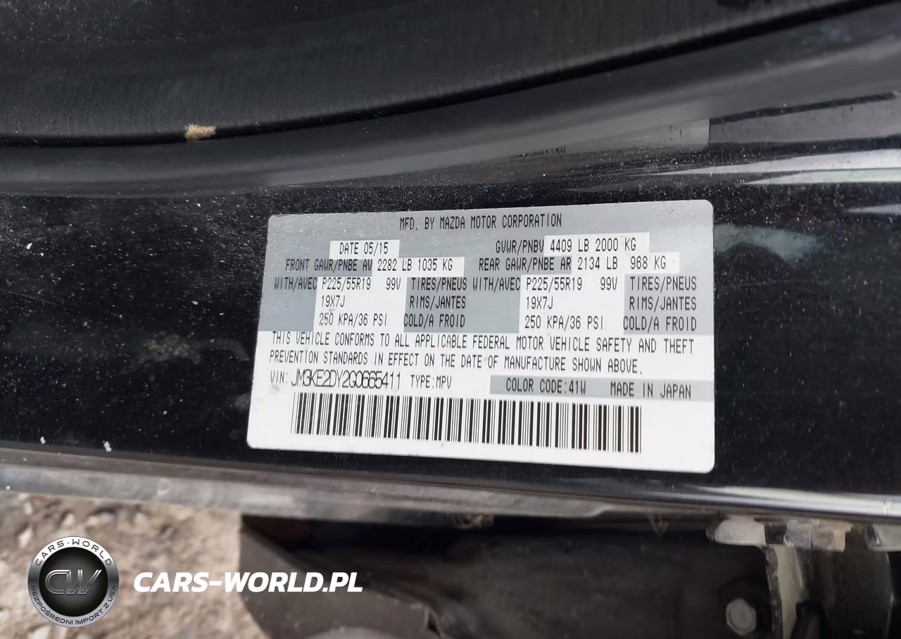 2016 Mazda Cx-5 Grand Touring VIN:JM3KE2DY2G0665411 - 9