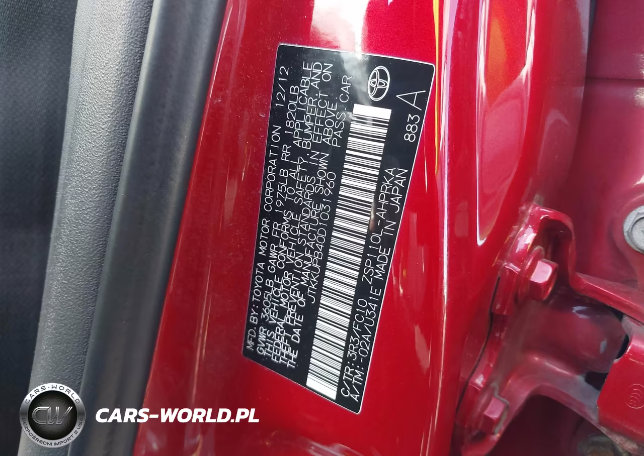 2013 Scion Xd VIN:JTKKUPB40D1031960 - 9