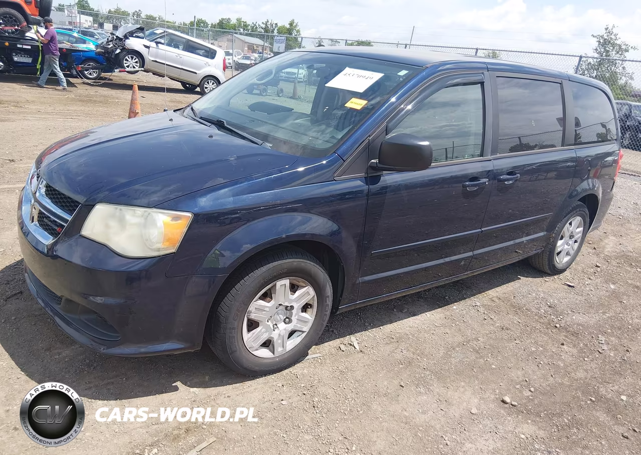 2012 Dodge Grand Caravan Se-Avp VIN:2C4RDGBG7CR366482 - 2