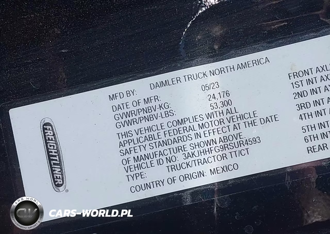 2024 Freightliner New Cascadia 126 VIN:3AKJHHFG9RSUR4593 - 8