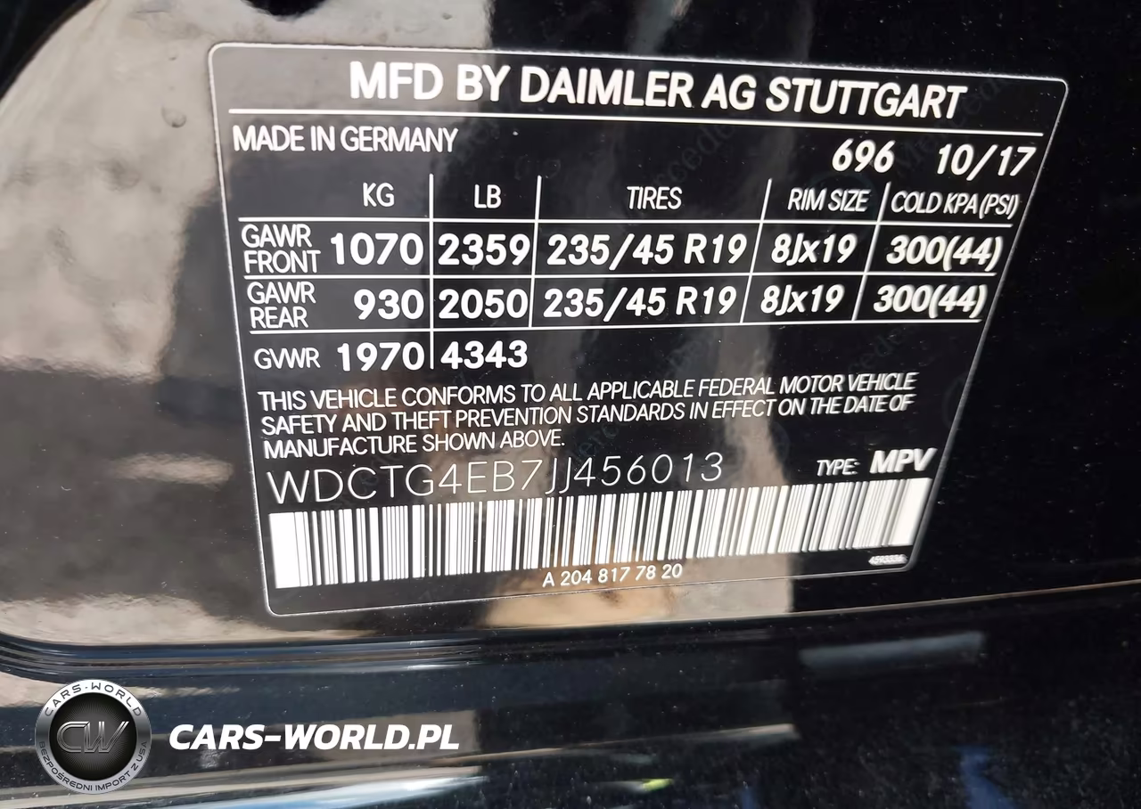 2018 Mercedes-Benz Gla 250 VIN:WDCTG4EB7JJ456013 - 9