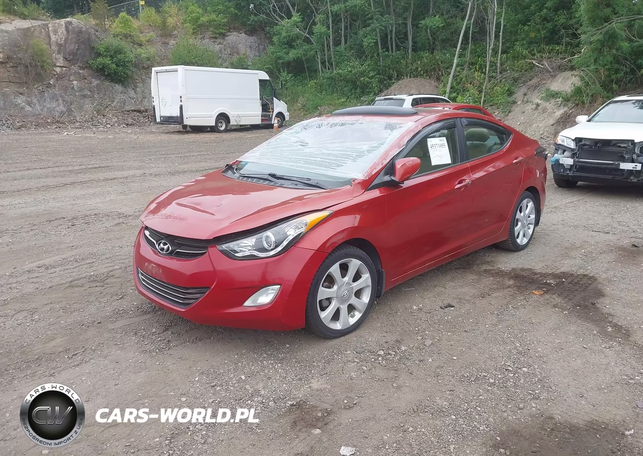 2013 Hyundai Elantra Limited VIN:KMHDH4AE3DU619195 - 2