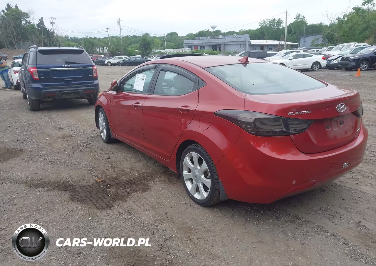 2013 Hyundai Elantra Limited VIN:KMHDH4AE3DU619195 - 3