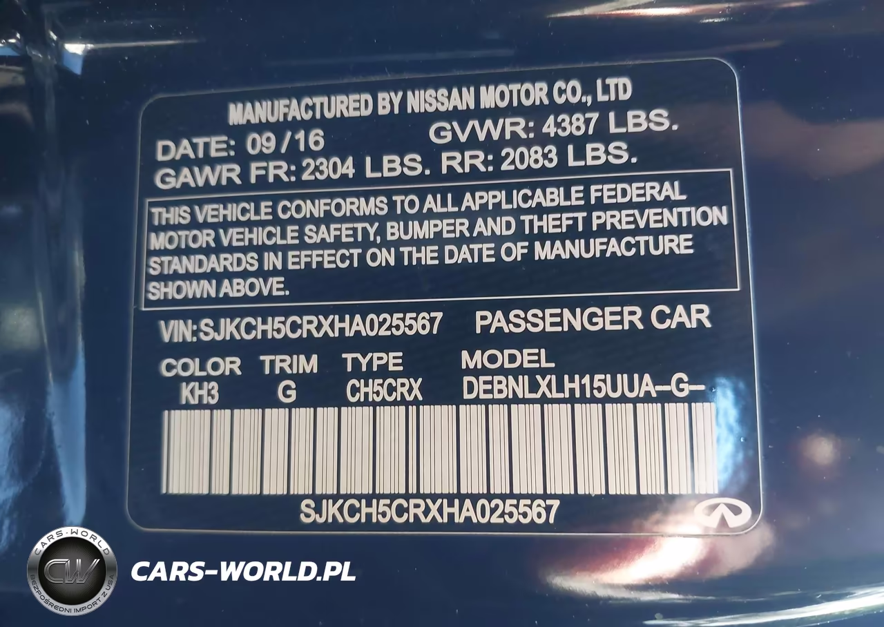 2017 Infiniti Qx30 Luxury VIN:SJKCH5CRXHA025567 - 9