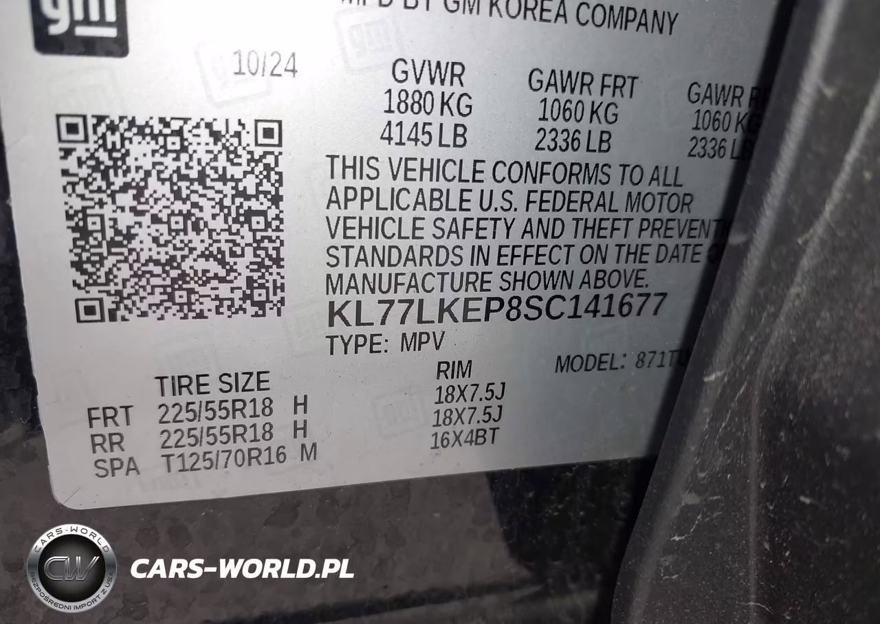 2025 Chevrolet Trax Fwd Activ VIN:KL77LKEP8SC141677 - 9