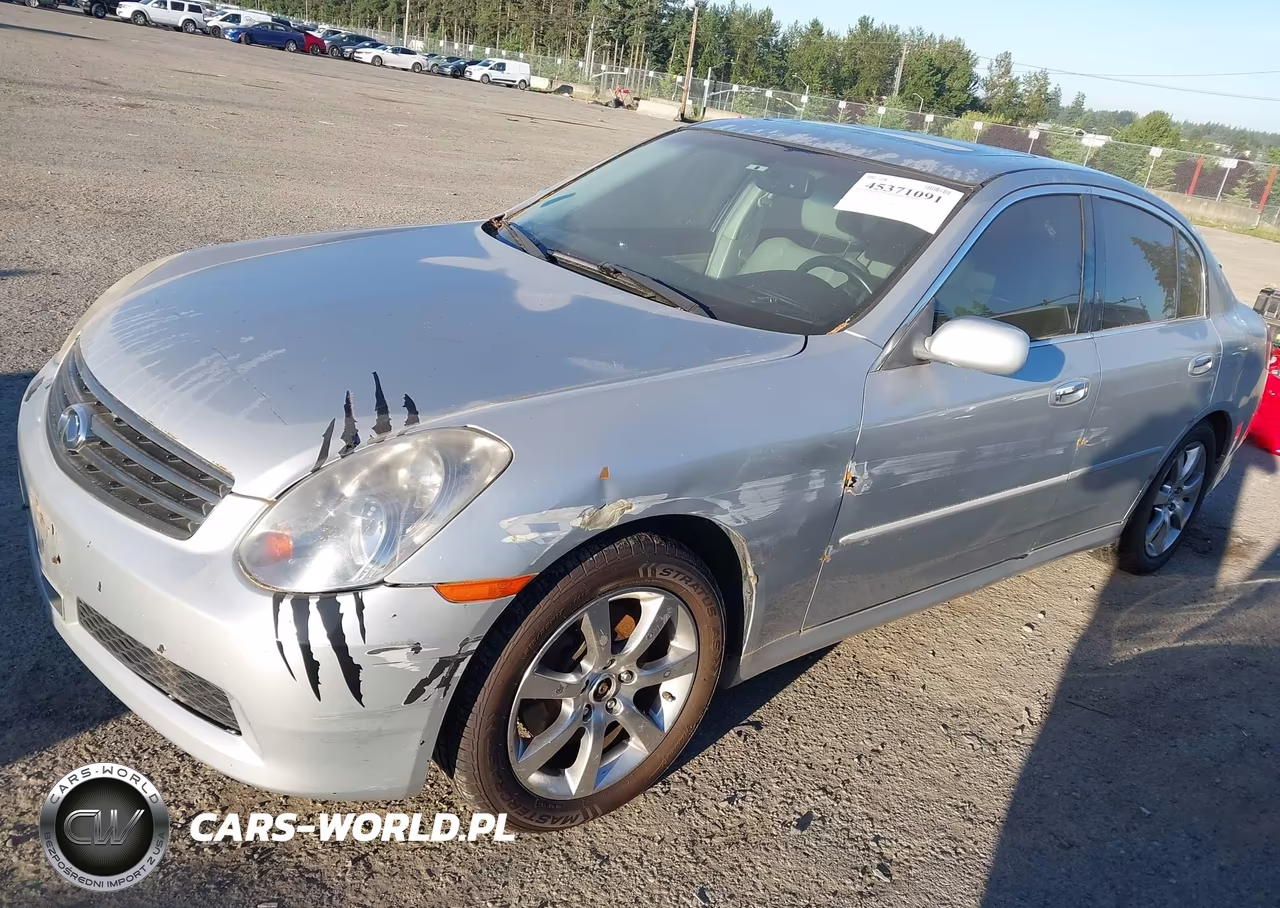 2006 Infiniti G35X VIN:JNKCV51F06M617266 - 2