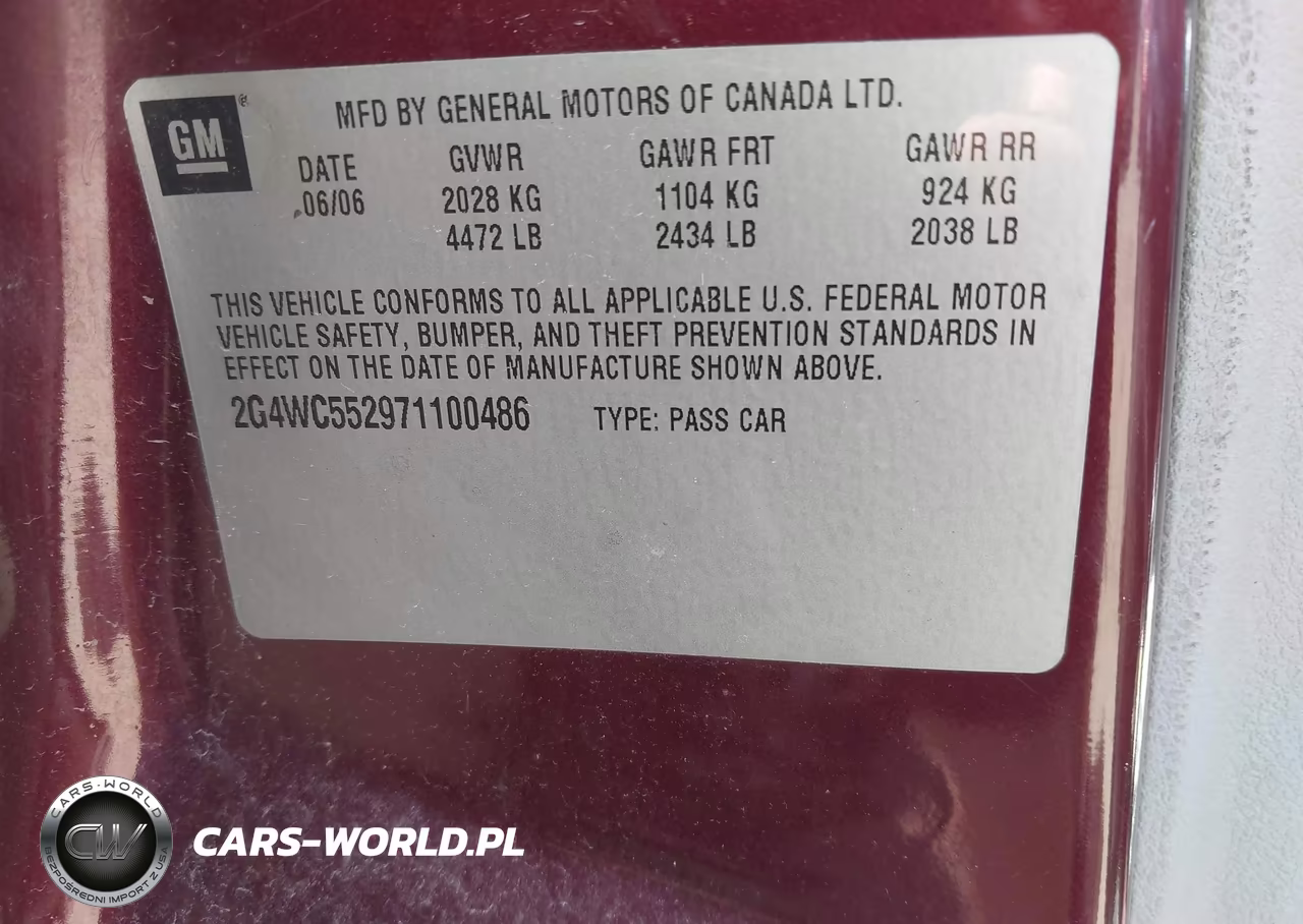 2007 Buick Lacrosse Cx VIN:2G4WC552971100486 - 9