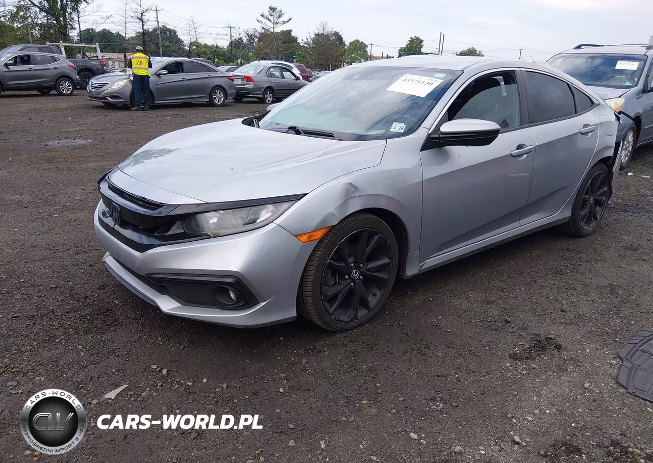 2019 Honda Civic Sport VIN:19XFC2E80KE007195 - 2