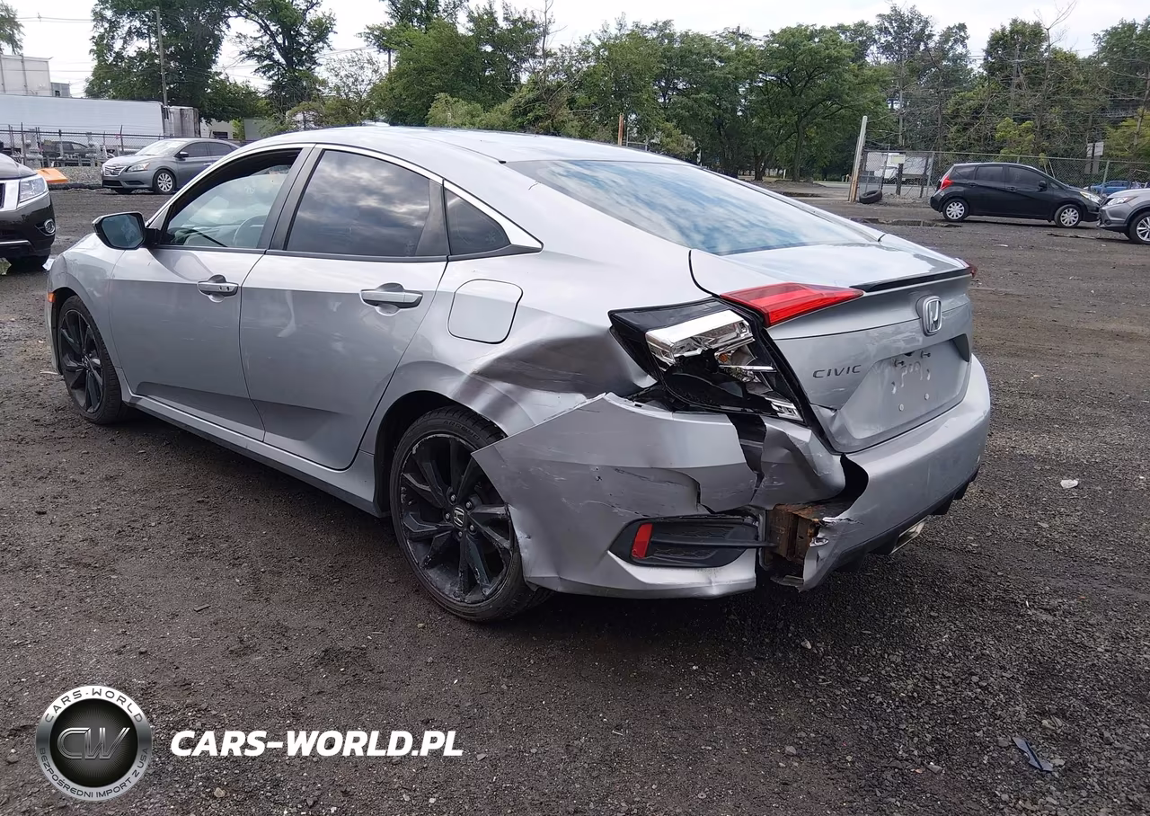 2019 Honda Civic Sport VIN:19XFC2E80KE007195 - 3