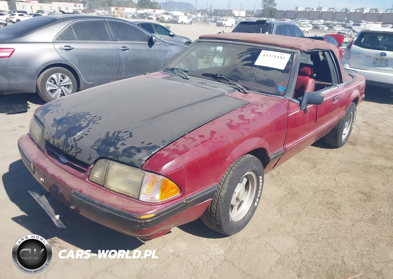 1993 Ford Mustang Lx VIN:1FACP44M6PF150124 - 2
