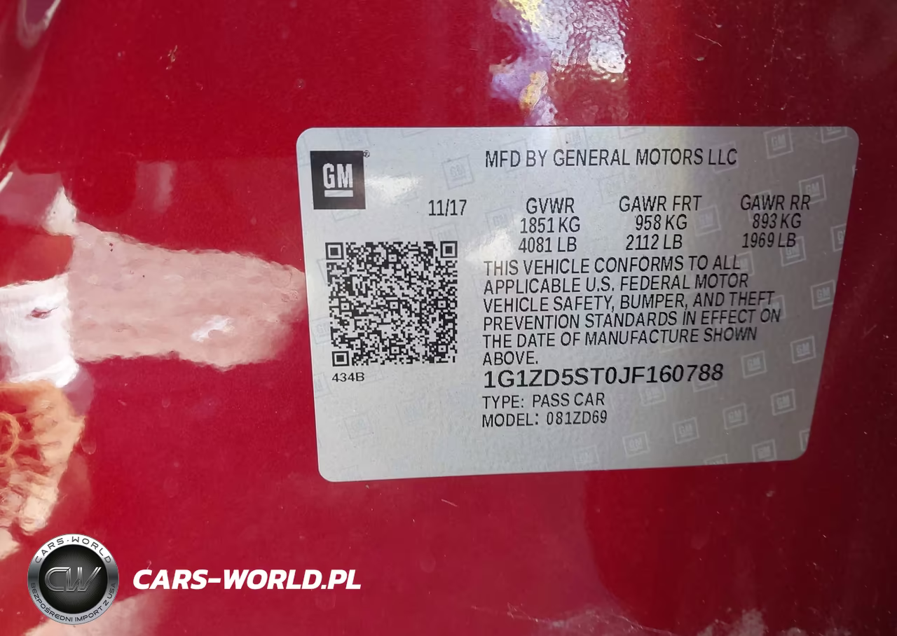 2018 Chevrolet Malibu Lt VIN:1G1ZD5ST0JF160788 - 9