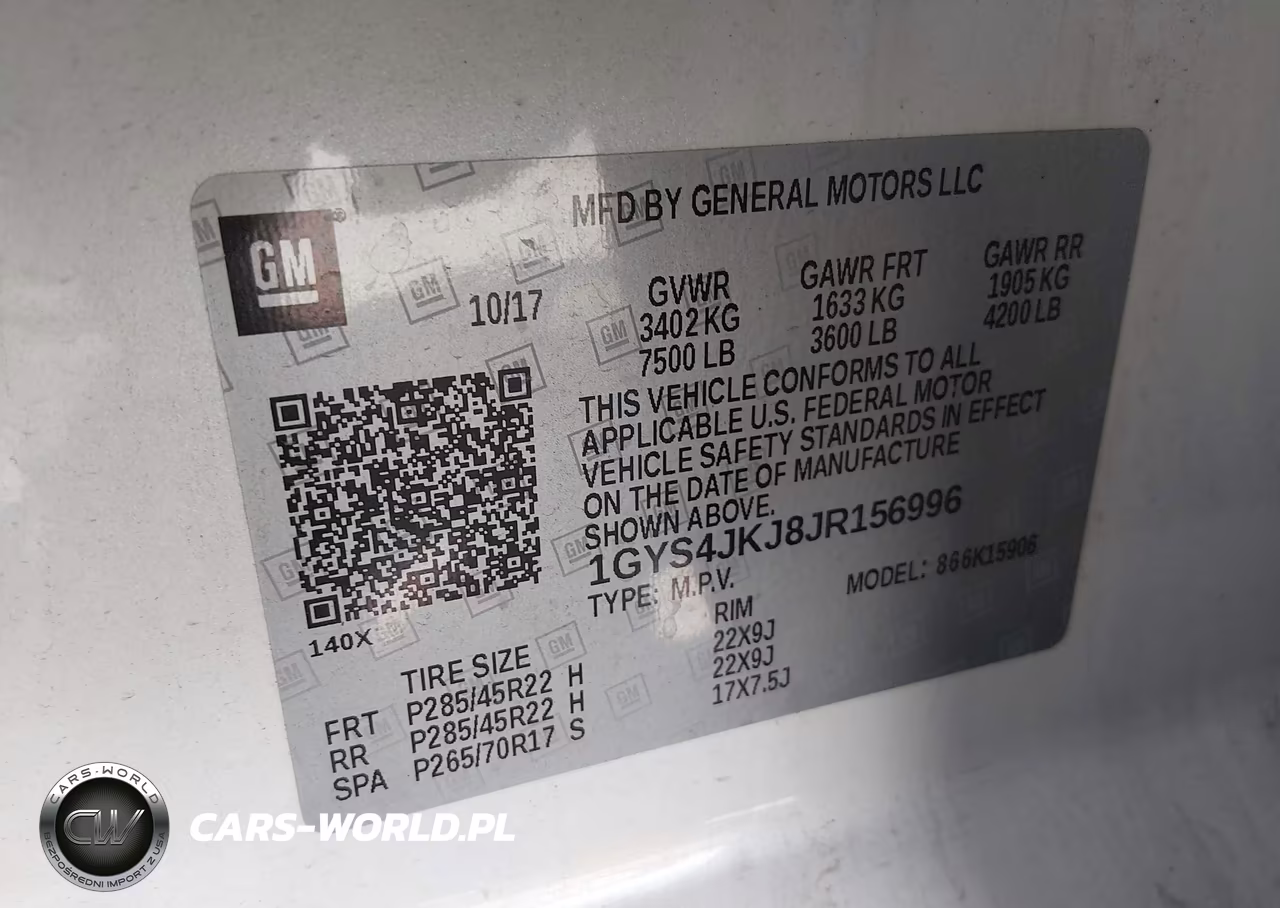 2018 Cadillac Escalade Esv Premium Luxury VIN:1GYS4JKJ8JR156996 - 9