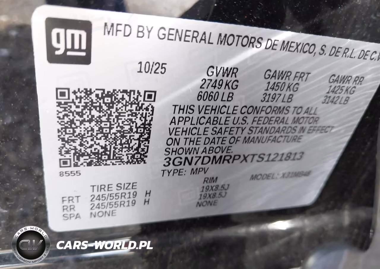 2026 Chevrolet Equinox Ev Lt 1, Fwd VIN:3GN7DMRPXTS121813 - 9
