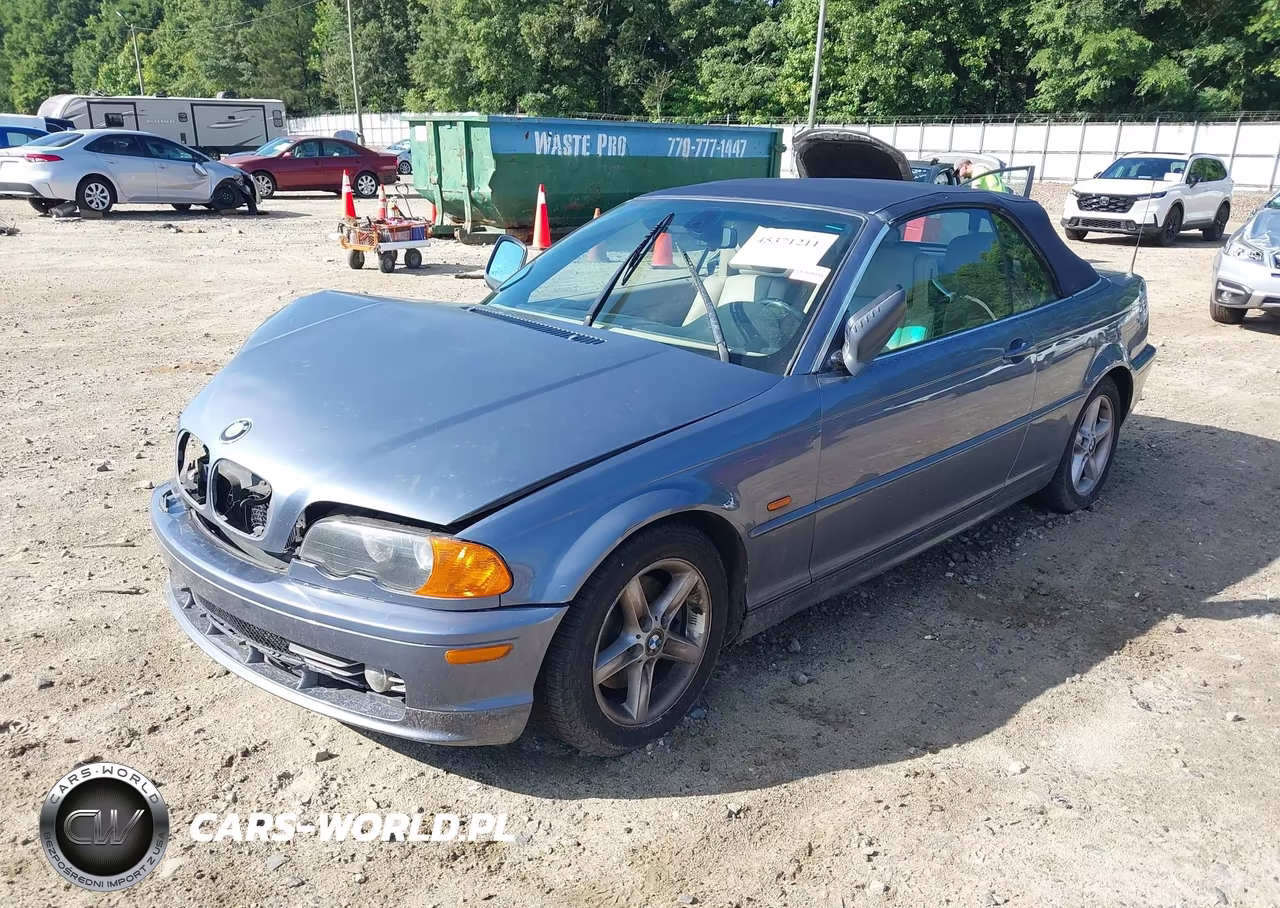 2003 BMW 3 Series 325Ci VIN:WBABS33493PG89938 - 2