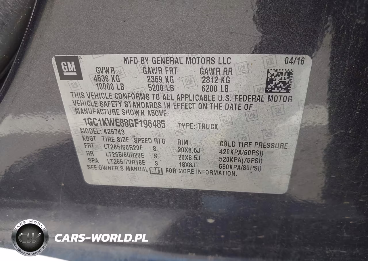 2016 Chevrolet Silverado 2500Hd Ltz VIN:1GC1KWE88GF196485 - 9