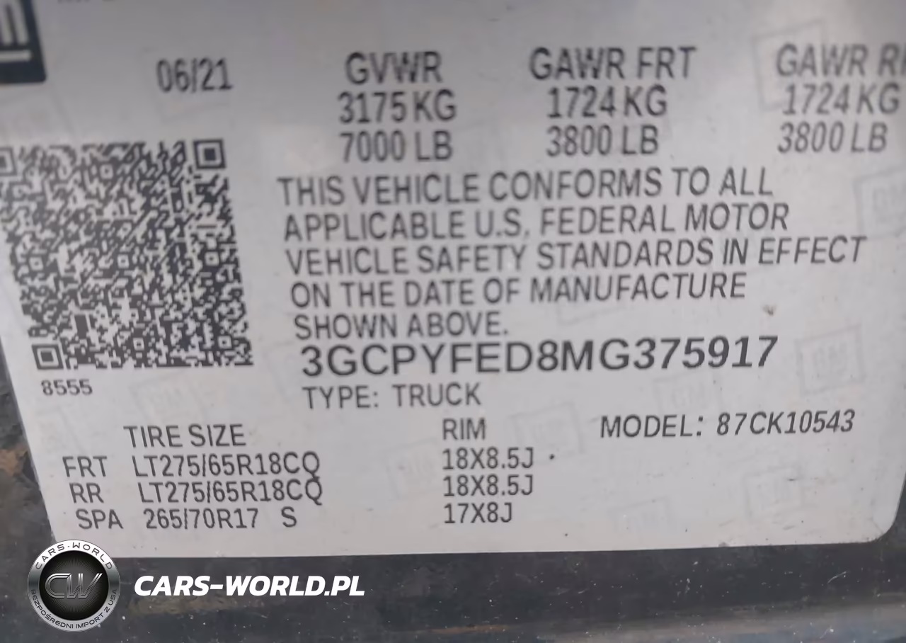 2021 Chevrolet Silverado 1500 4Wd Short Bed Lt Trail Boss VIN:3GCPYFED8MG375917 - 9