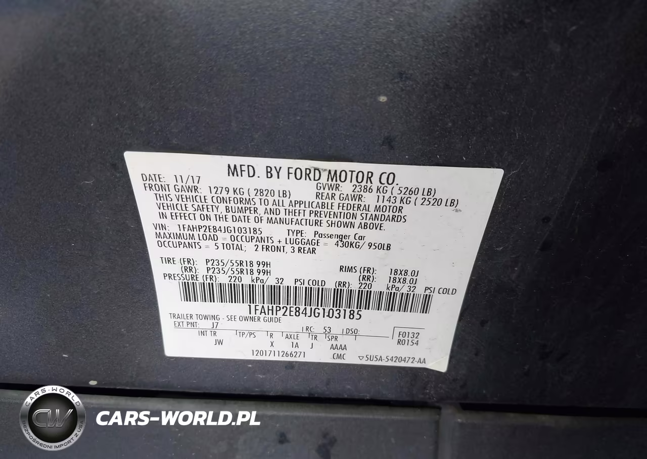 2018 Ford Taurus Sel VIN:1FAHP2E84JG103185 - 9