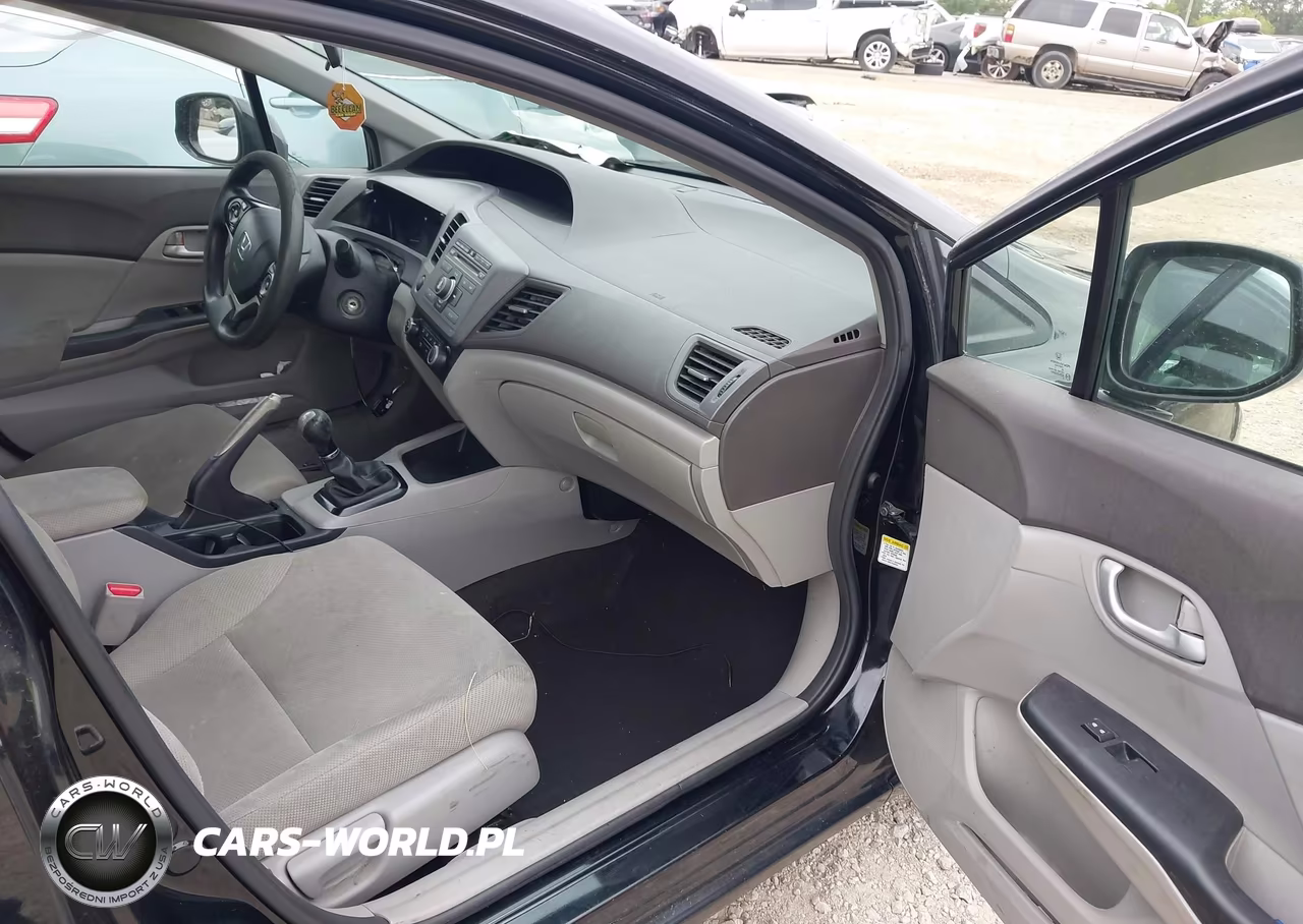 2012 Honda Civic Lx VIN:2HGFB2E50CH550577 - 5
