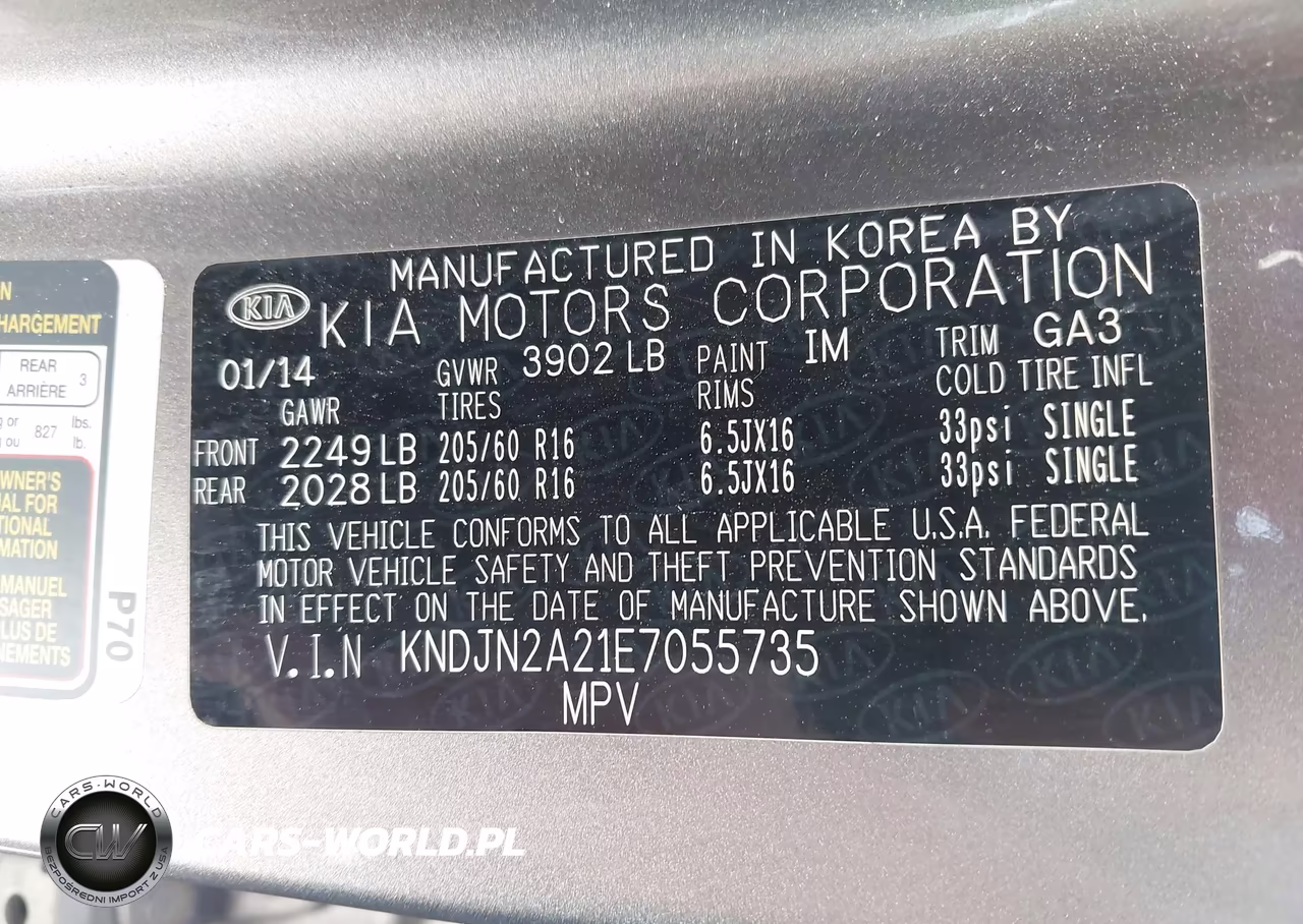 2014 Kia Soul VIN:KNDJN2A21E7055735 - 9