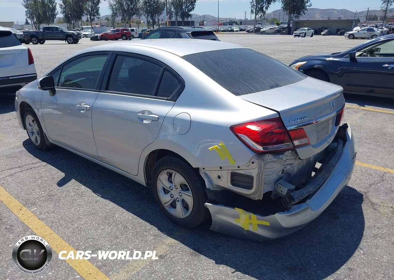2014 Honda Civic Lx VIN:19XFB2F55EE230439 - 3