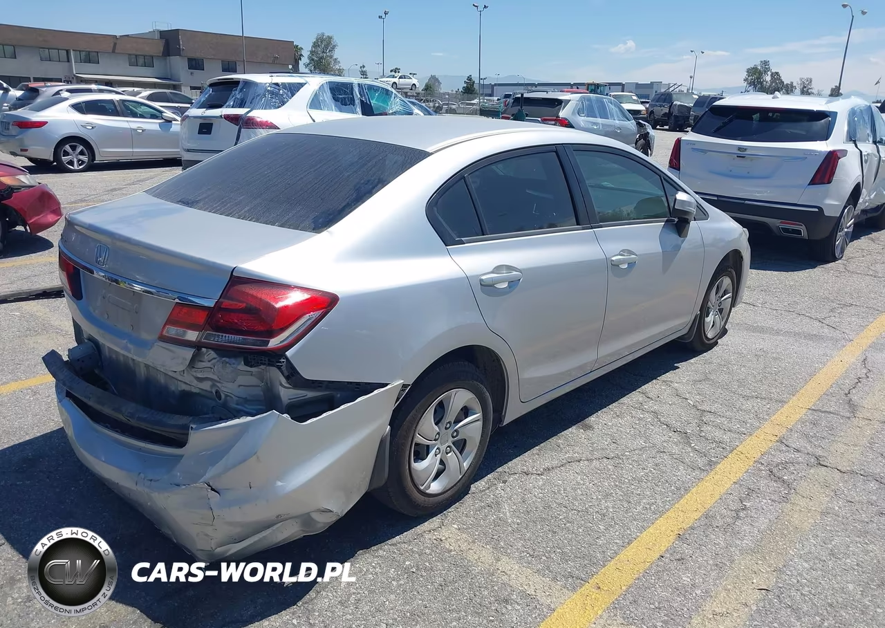 2014 Honda Civic Lx VIN:19XFB2F55EE230439 - 4