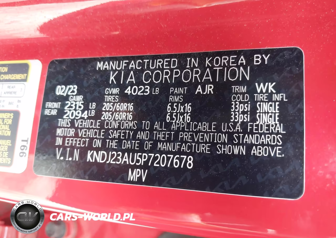 2023 Kia Soul Lx VIN:KNDJ23AU5P7207678 - 9