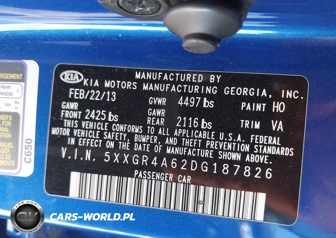 2013 Kia Optima Sx VIN:5XXGR4A62DG187826 - 9