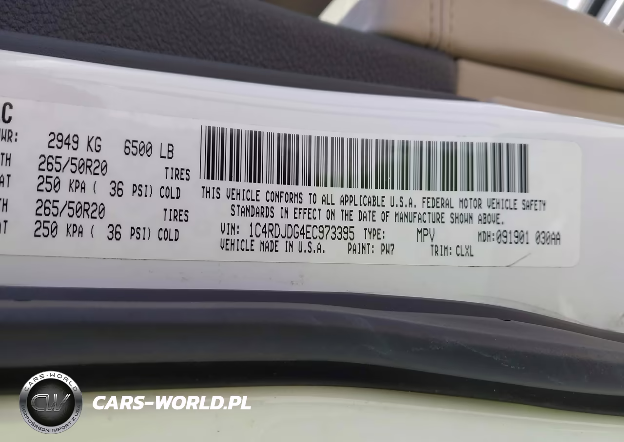 2014 Dodge Durango Limited VIN:1C4RDJDG4EC973395 - 9