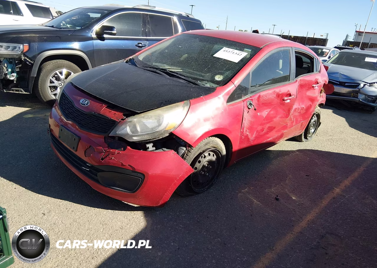 2013 Kia Rio Lx VIN:KNADM4A37D6205966 - 2
