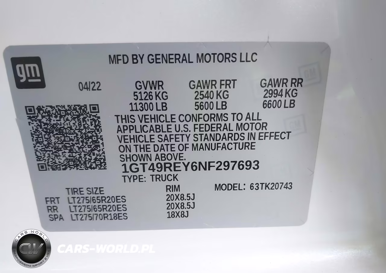 2022 GMC Sierra 2500Hd 4Wd Standard Bed Denali VIN:1GT49REY6NF297693 - 8