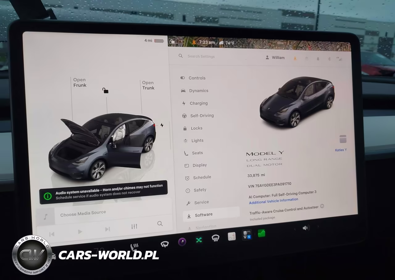 2023 Tesla Model Y Awd-Long Range Dual Motor All-Wheel Drive VIN:7SAYGDEE3PA091710 - 17