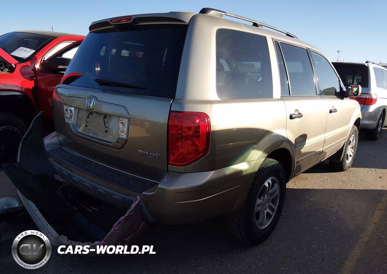 2005 Honda Pilot Ex-L VIN:5FNYF18635B029842 - 4