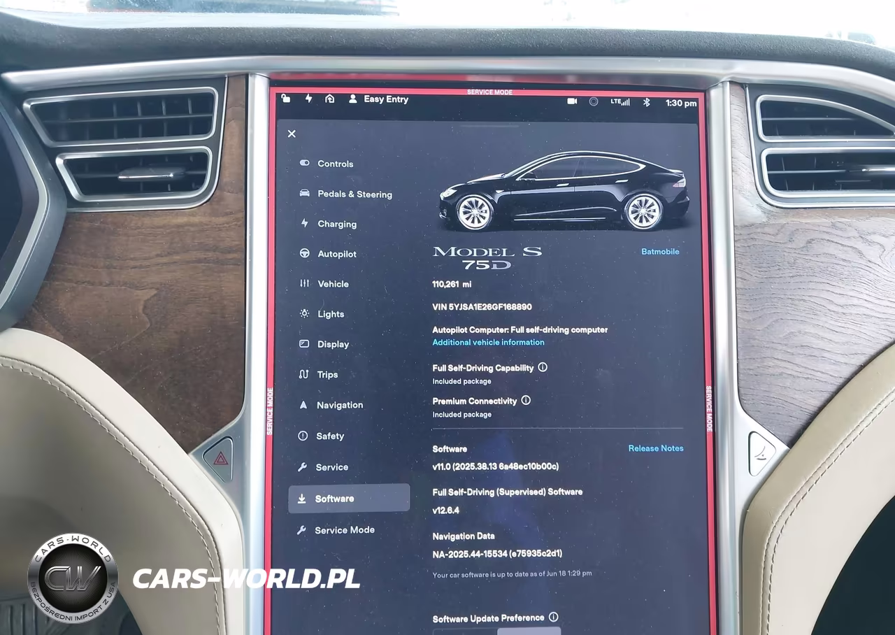 2016 Tesla Model S 60D-70D-75D-85D-90D VIN:5YJSA1E26GF168890 - 7