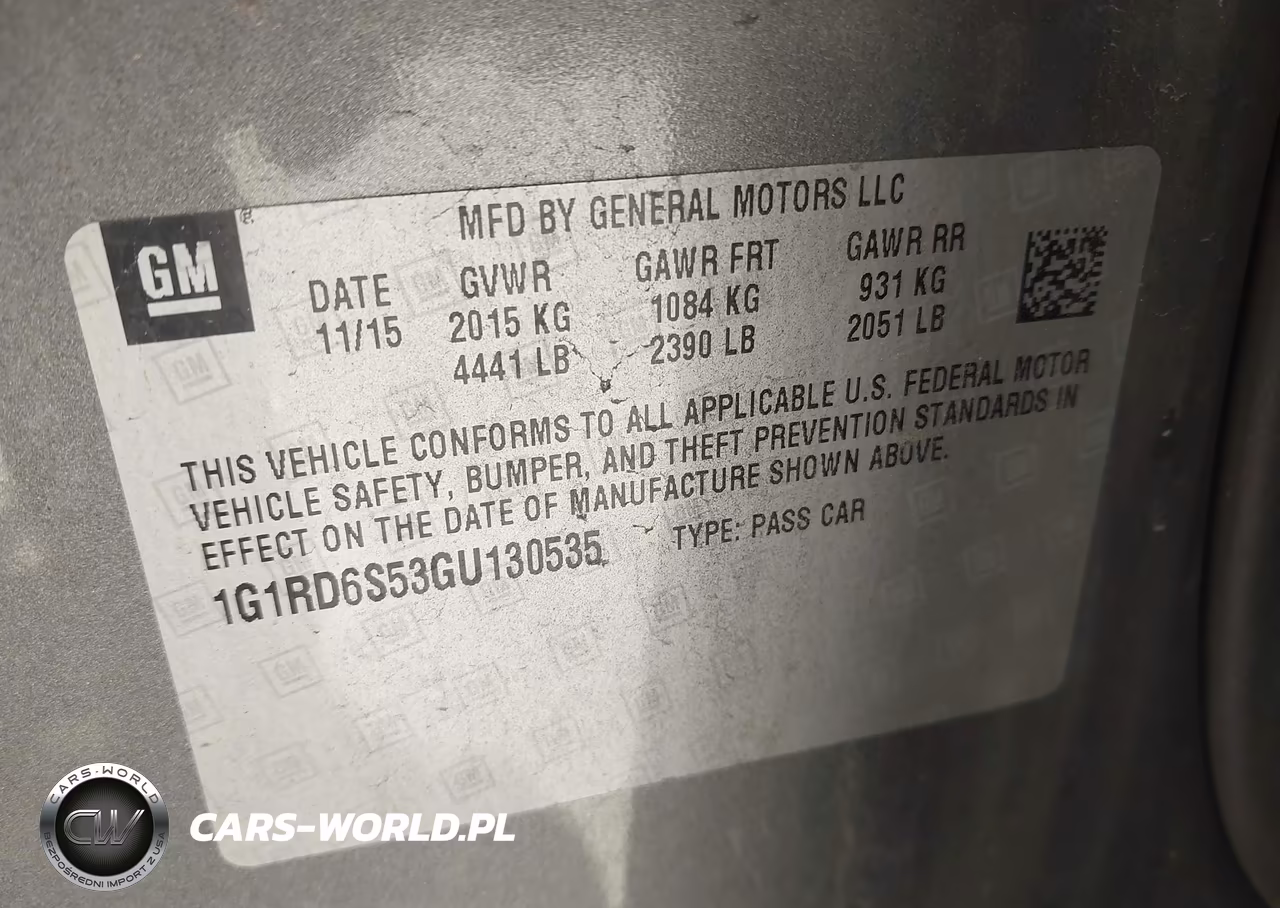 2016 Chevrolet Volt Premier VIN:1G1RD6S53GU130535 - 9