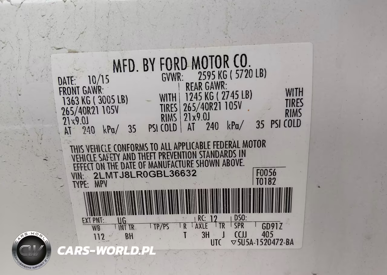 2016 Lincoln Mkx Reserve VIN:2LMTJ8LR0GBL36632 - 9