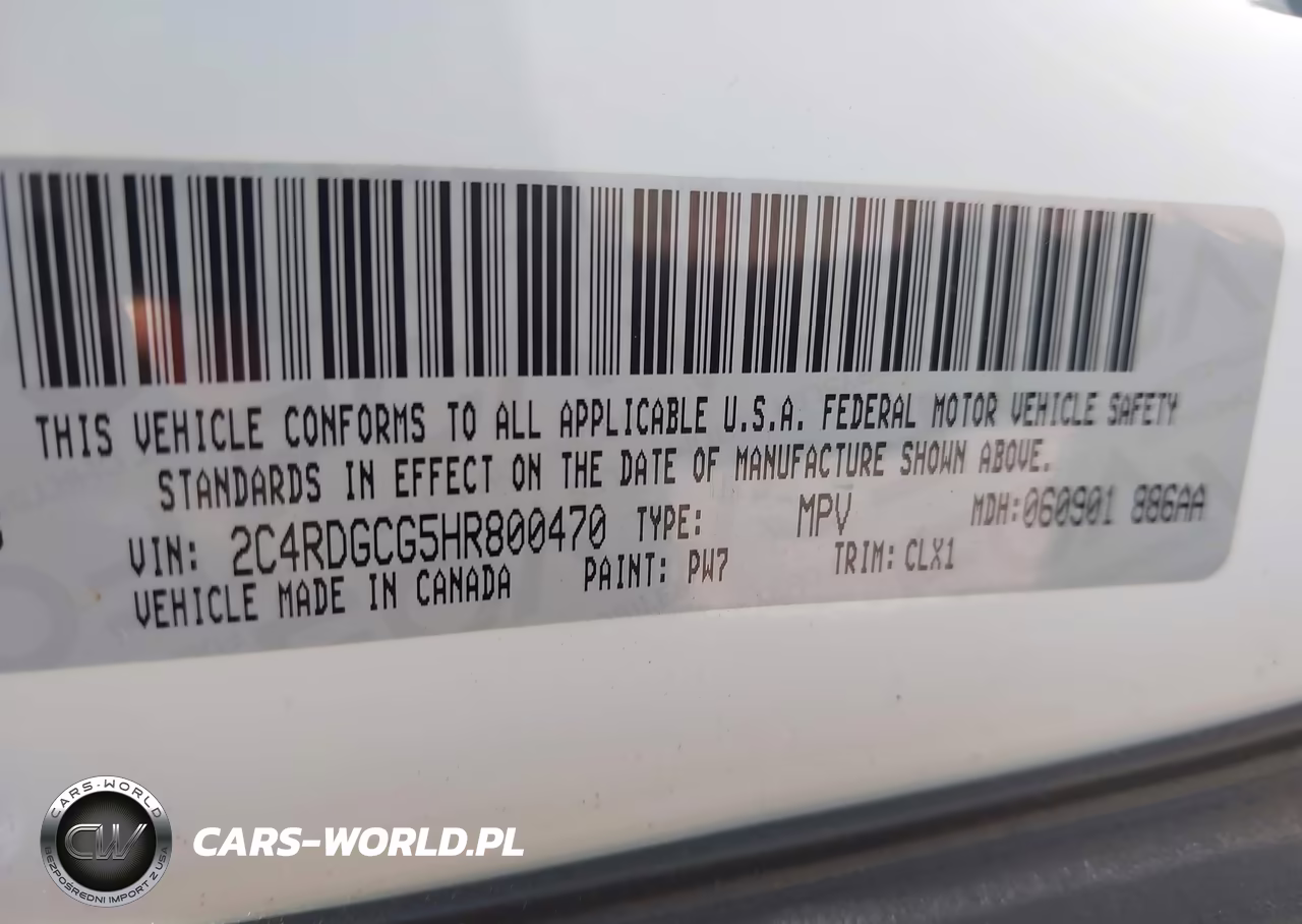 2017 Dodge Grand Caravan Sxt VIN:2C4RDGCG5HR800470 - 9